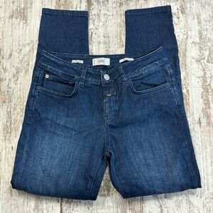 CLOSED Baker Dark Wash Organic Cotton Made In Italy Skinny Ankle Jeans Size 26